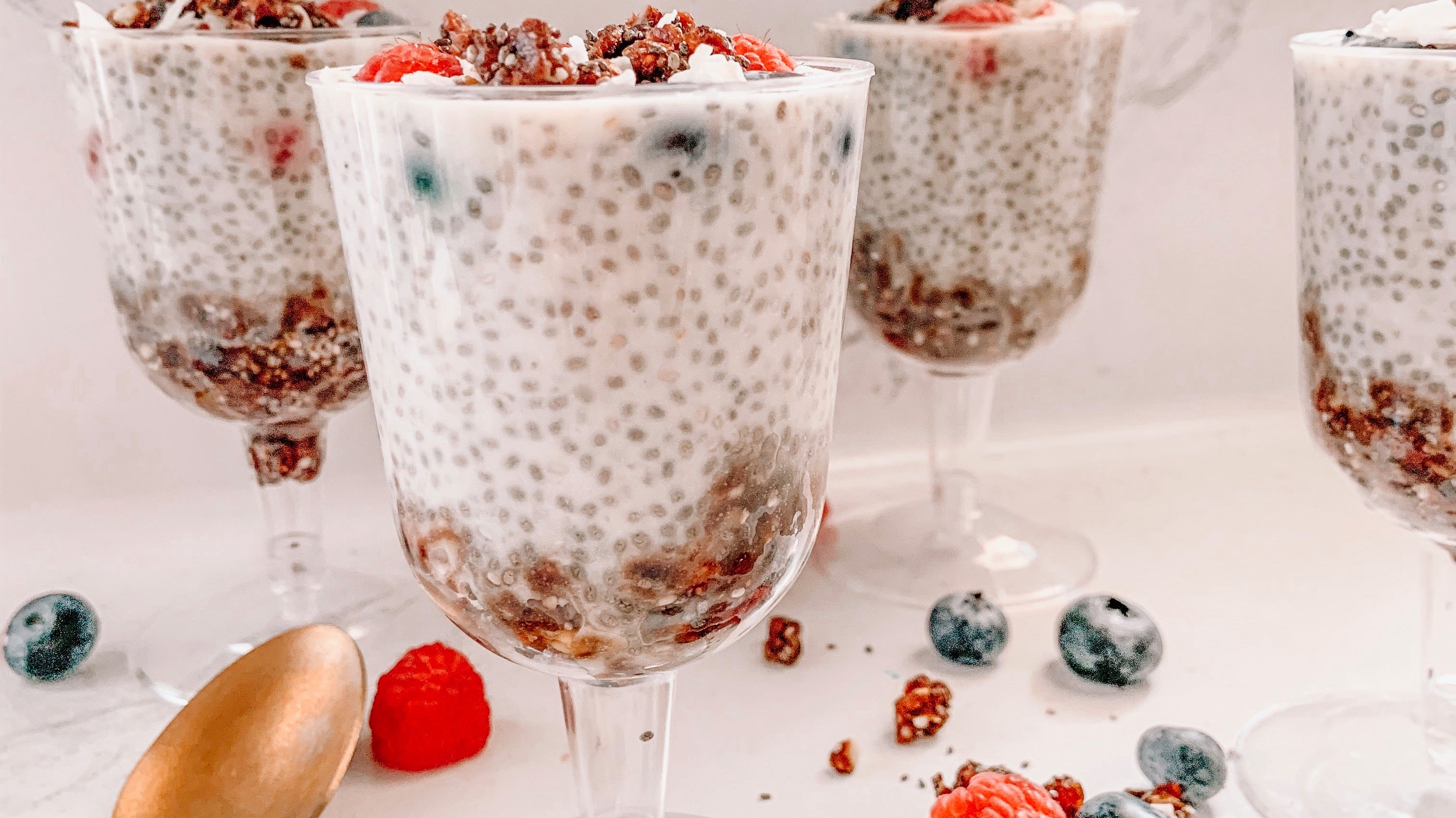 RECIPE: BANANA CHIA SEED PUDDING WITH THUNDERBIRD CRUMBLE