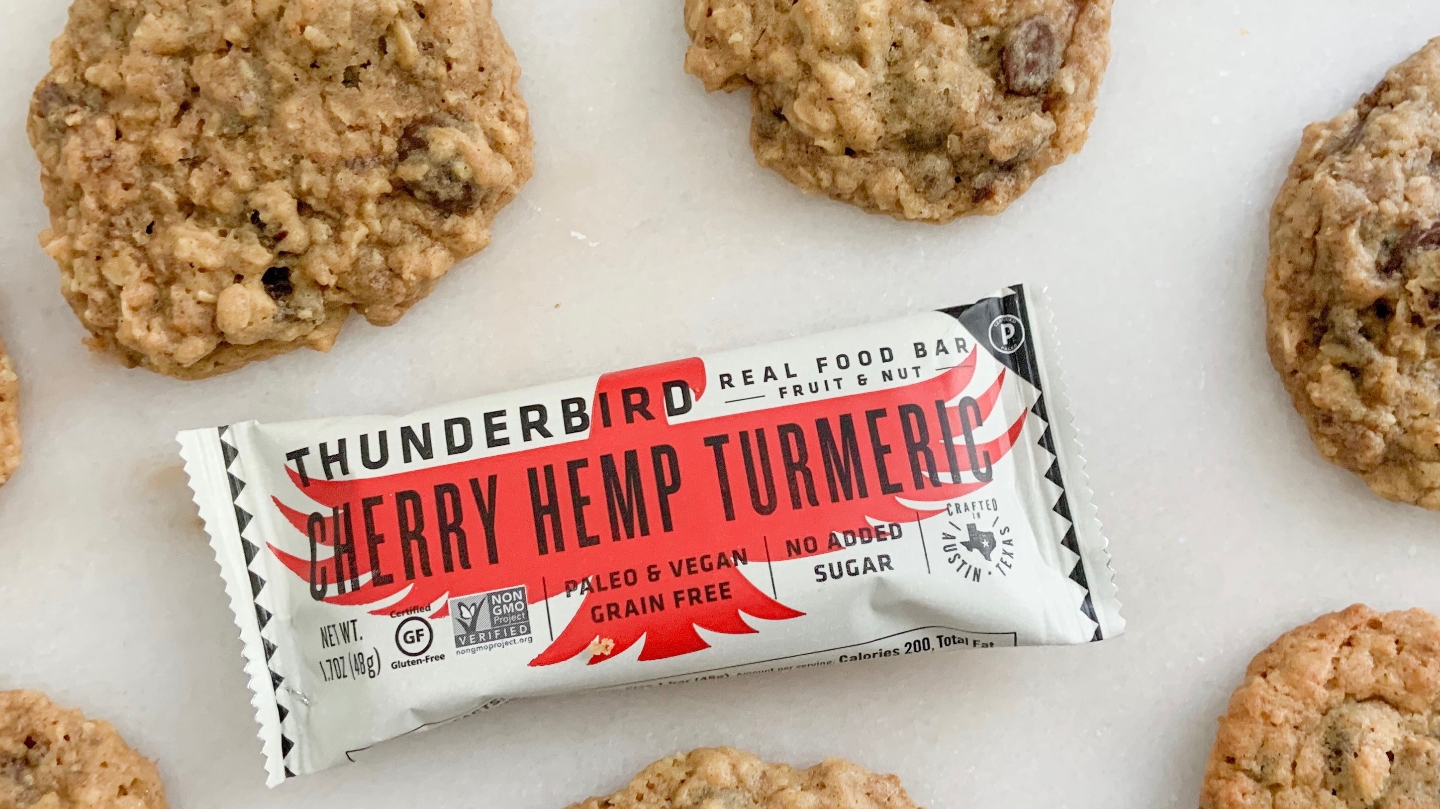 RECIPE: GLUTEN-FREE CHERRY HEMP TURMERIC & CHOCOLATE CHIP OATMEAL COOKIES!