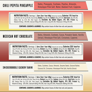Snickerdoodle, Mexican Hot & Chili Variety Pack - Box of 6
