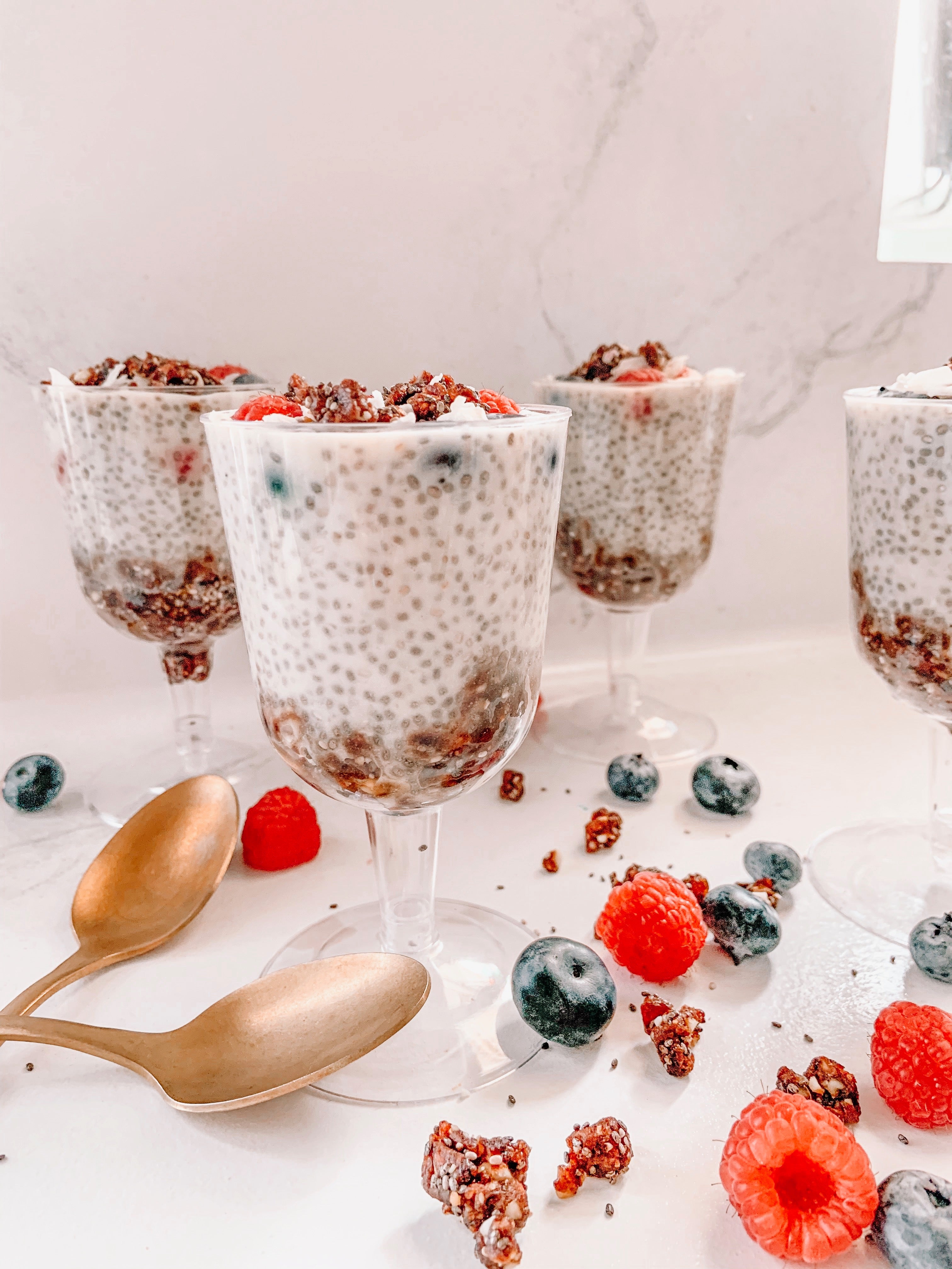 RECIPE: BANANA CHIA SEED PUDDING WITH THUNDERBIRD CRUMBLE