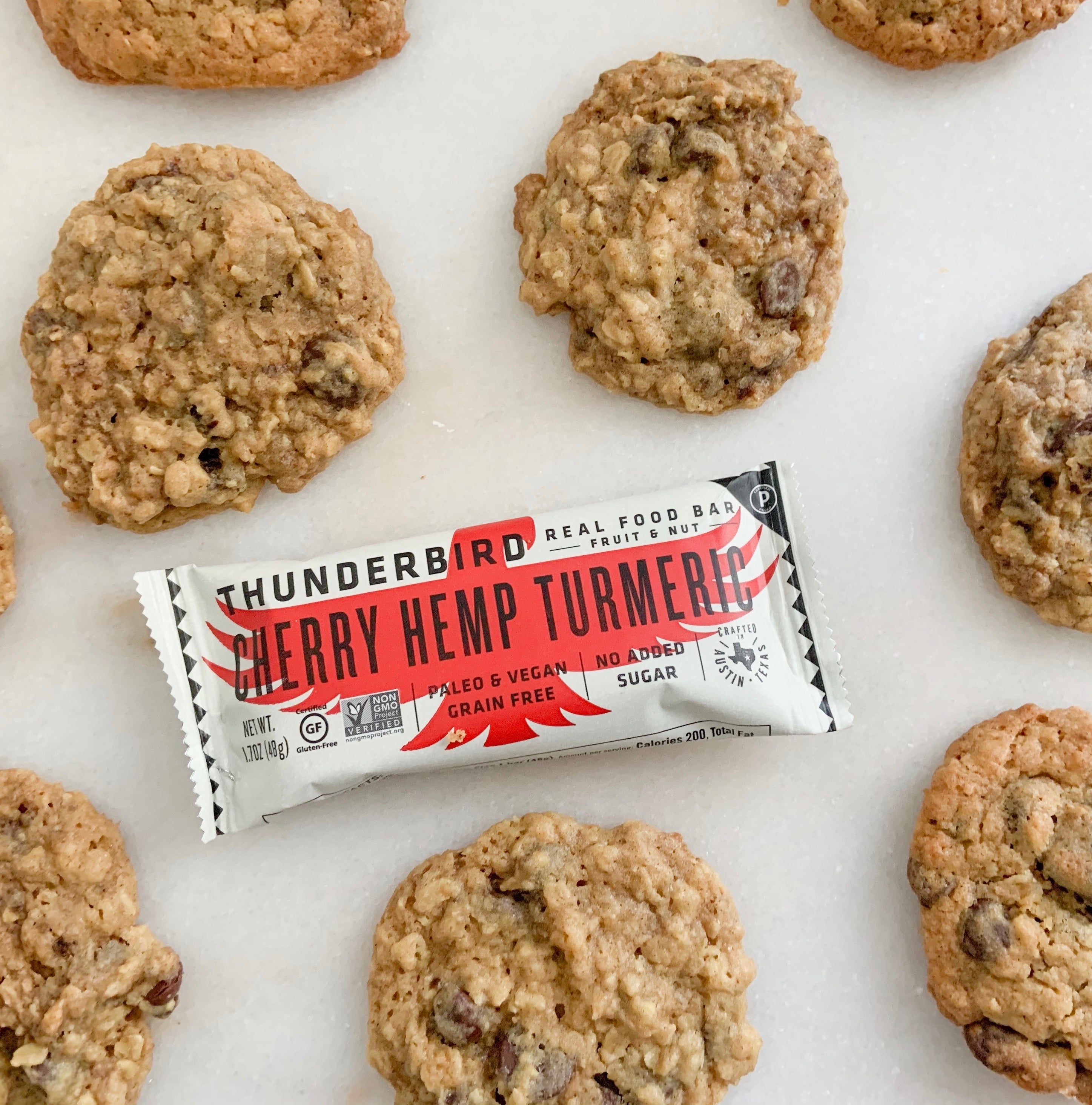 RECIPE: GLUTEN-FREE CHERRY HEMP TURMERIC & CHOCOLATE CHIP OATMEAL COOKIES!