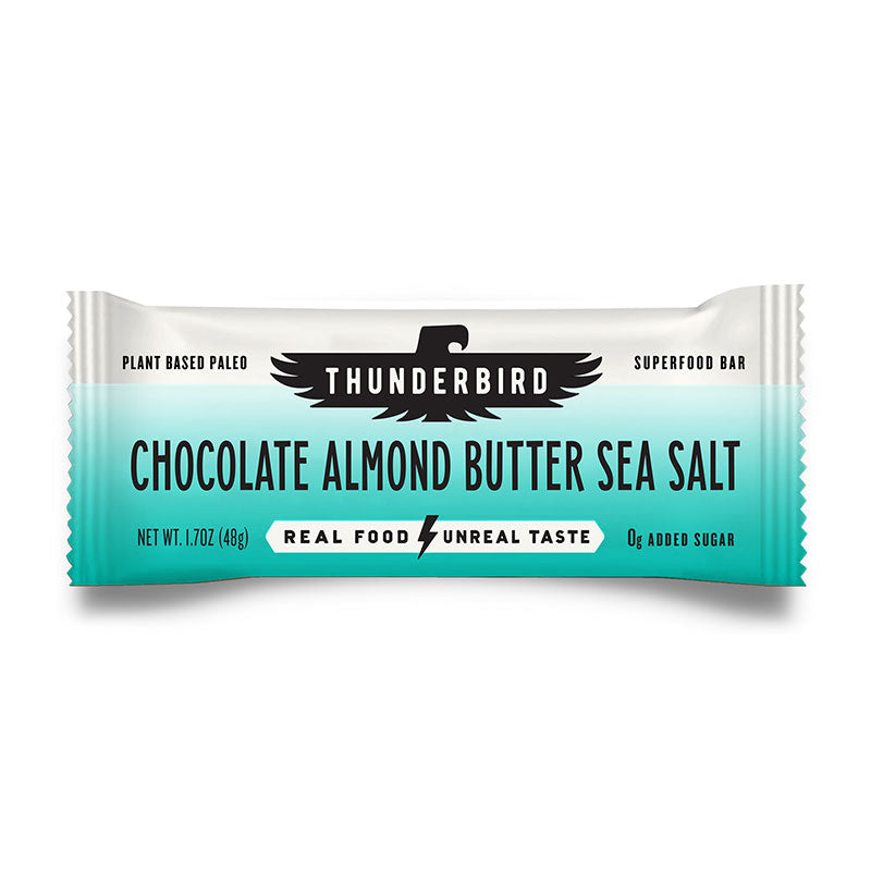 Chocolate Almond Butter Sea Salt - 1 Bar – Thunderbird Real Food Bar