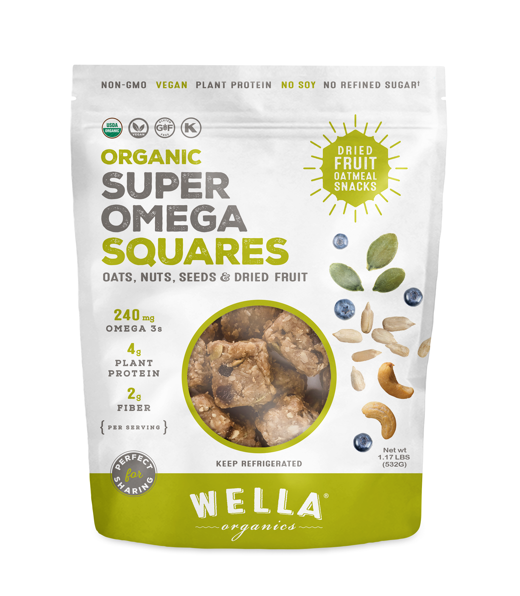 Super Omega Squares - Dried Fruit