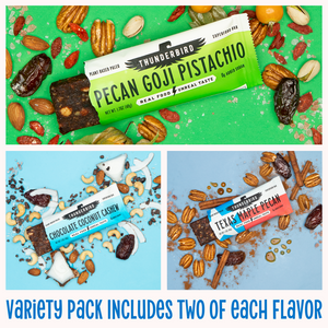 Chocolate, Pecan & Maple Variety Pack - Box of 6